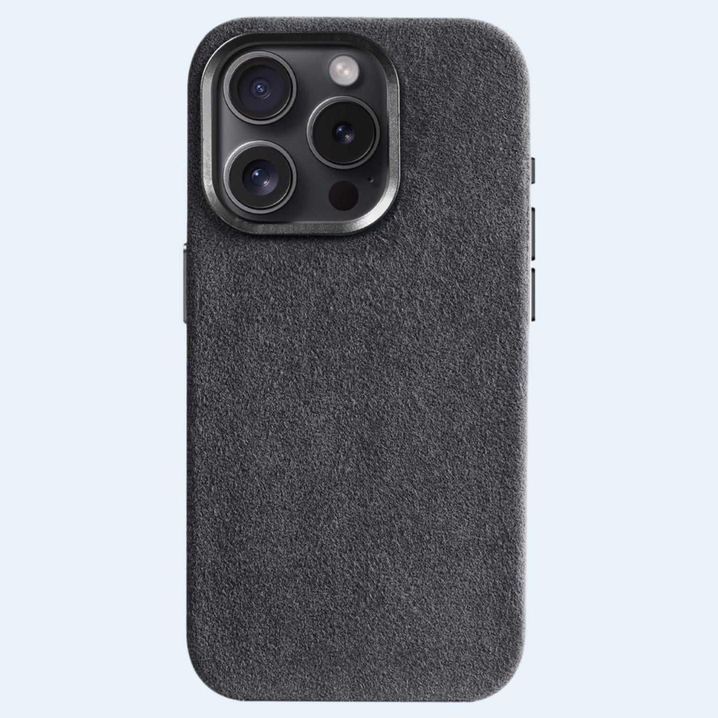 Case iPhone Alcantara - Cinza Espacial