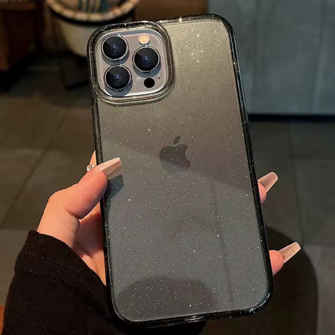 Case iPhone Transparente com Glitter