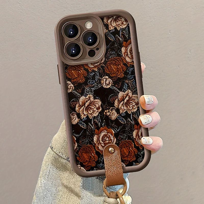 Case iPhone Jardim Barroco proteção das câmeras