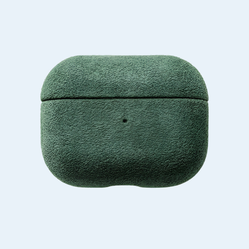 Case AirPods Alcantara - Verde Meia Noite