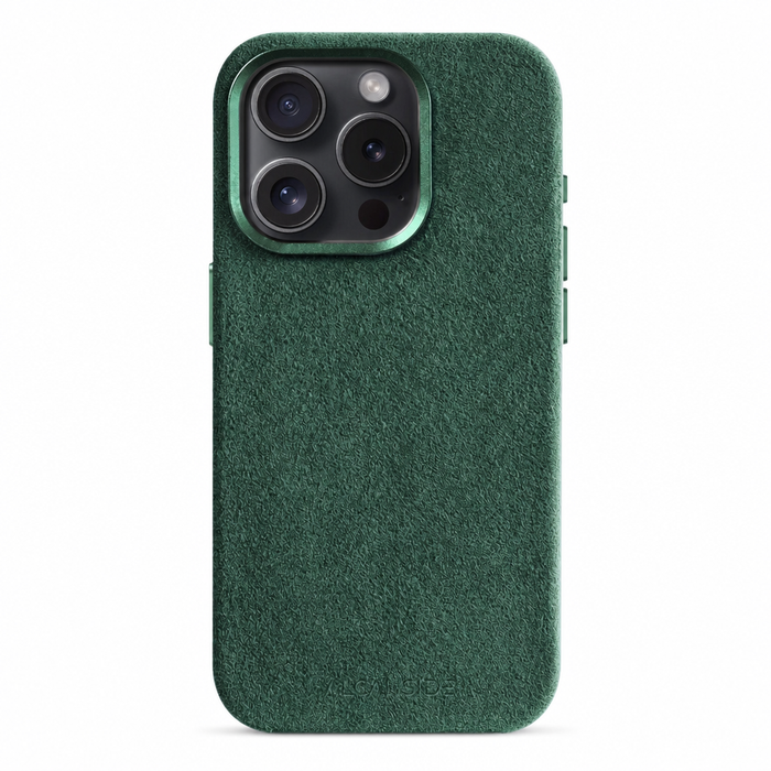 iPhone Case Alcantara - Verde Meia-Noite