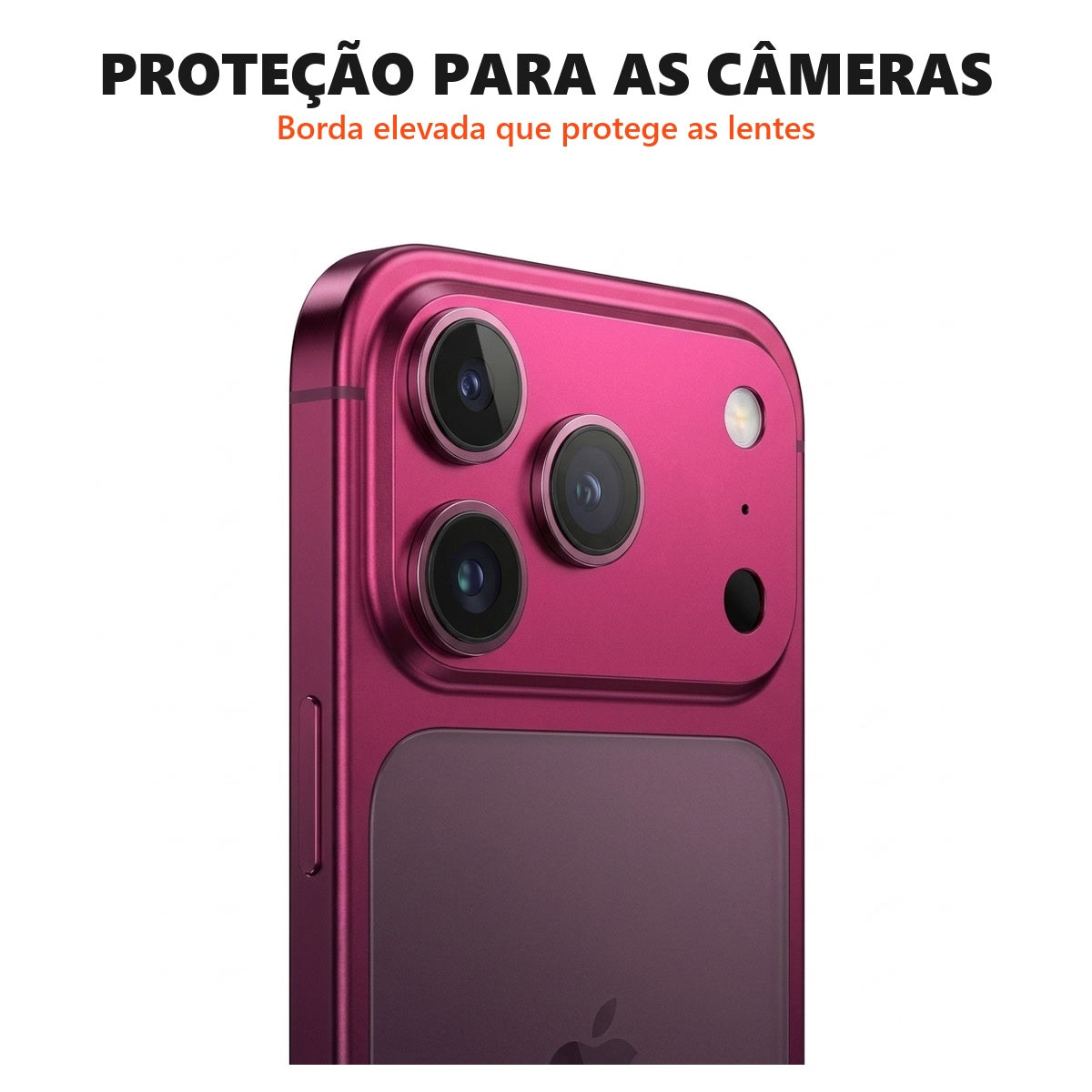 Detalhe do módulo de câmera da Case iPhone Titan Upgrade