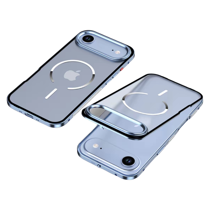 Capa Magnética LEKCASE iPhone 17/16: Armadura Metálica Fosca com Super Proteção