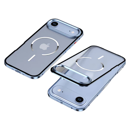Capa Magnética LEKCASE iPhone 17/16: Armadura Metálica Fosca com Super Proteção