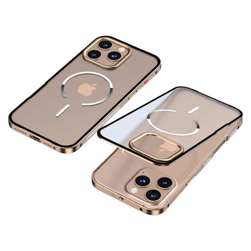 Capa Magnética LEKCASE iPhone 17/16: Armadura Metálica Fosca com Super Proteção