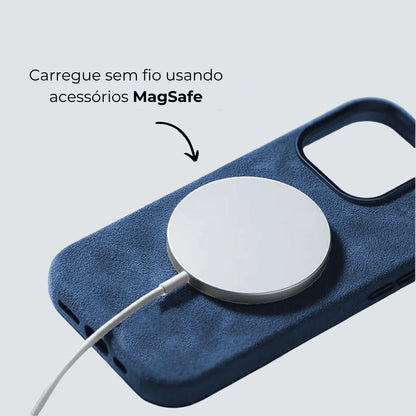 iPhone Case Alcantara - Azul Oceano