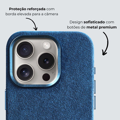 iPhone Case Alcantara - Azul Oceano