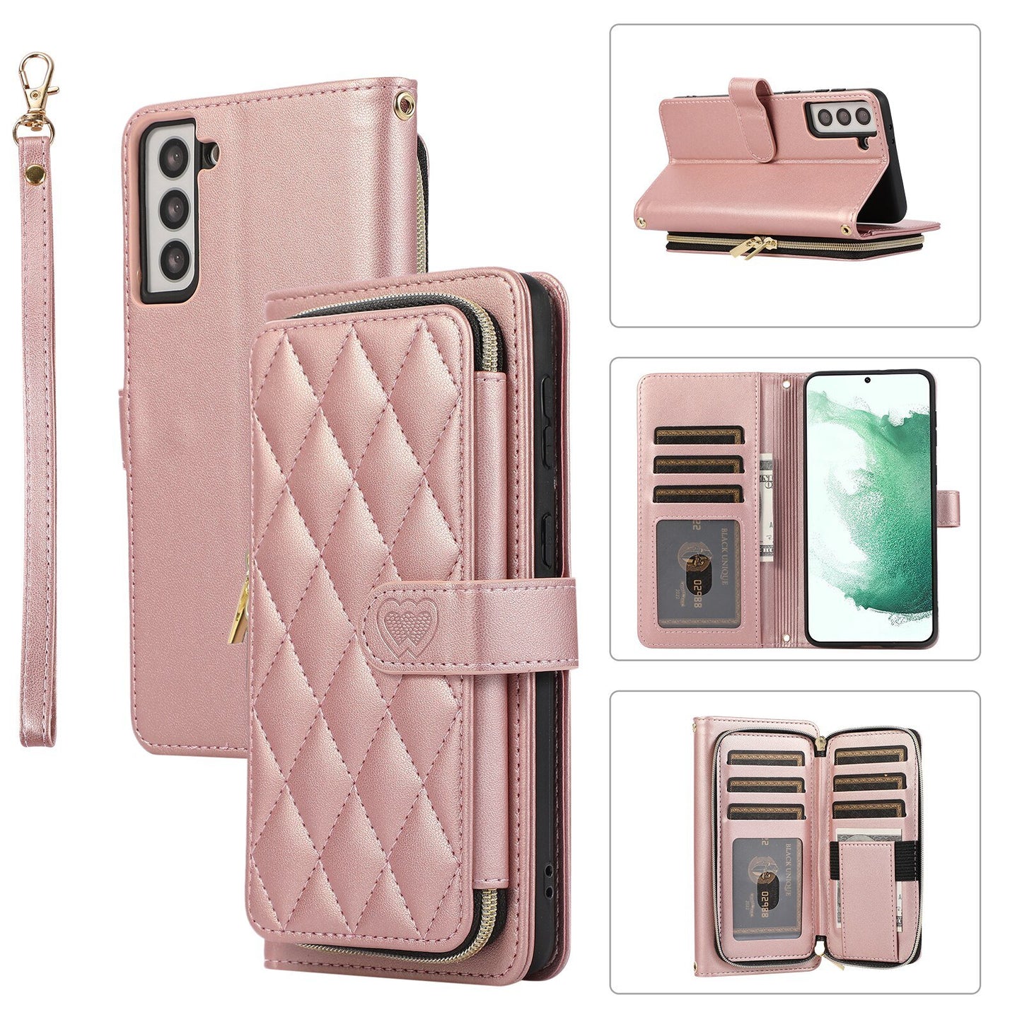 Capa Carteira Transversal para Samsung Galaxy A14/A34/A54 com Alça