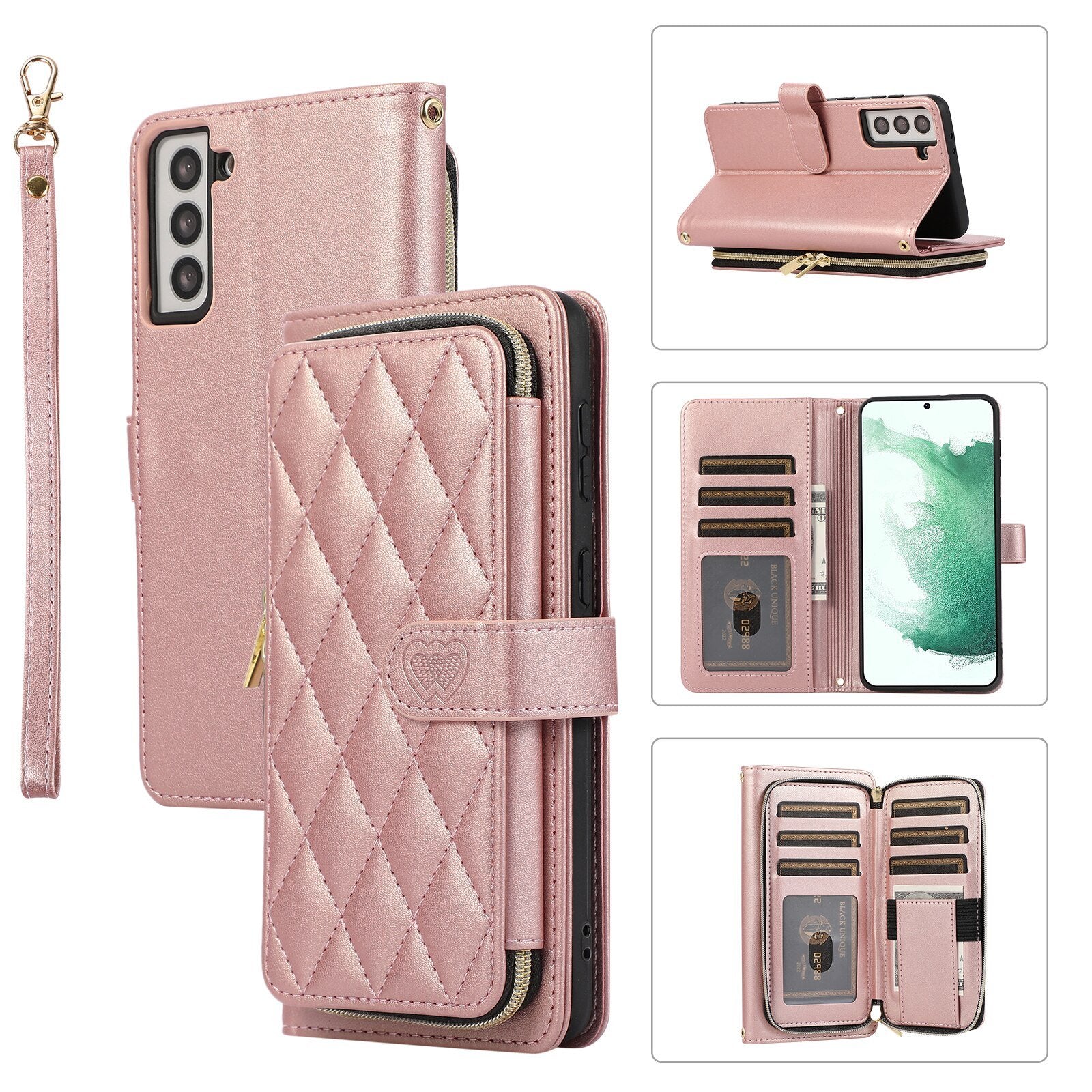 Capa Carteira Transversal para Samsung Galaxy A14/A34/A54 com Alça