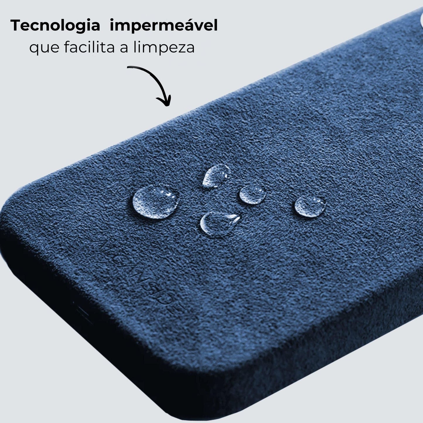 iPhone Case Alcantara - Azul Oceano