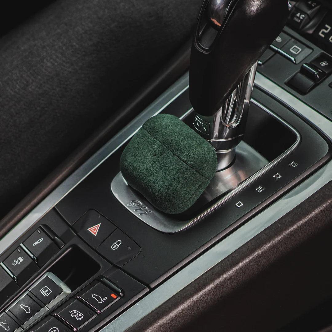Case AirPods Alcantara - Verde Meia Noite