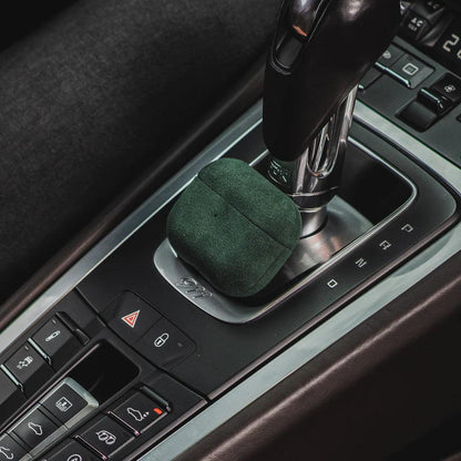 Case AirPods Alcantara - Verde Meia Noite