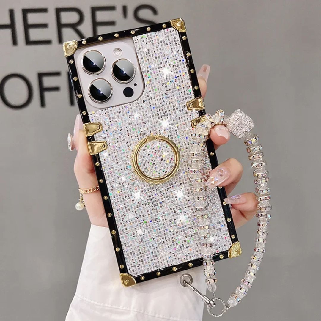 Case Iphone Crystal Pulseira