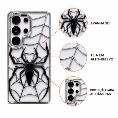 Case Samsung Aranha Chrome 3D
