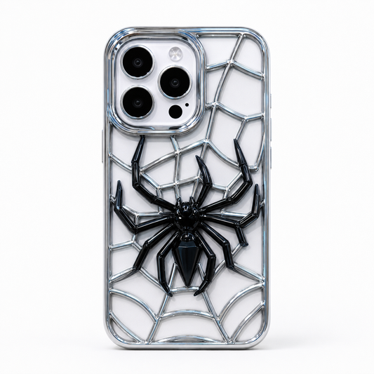 Case iPhone Aranha Chrome 3D