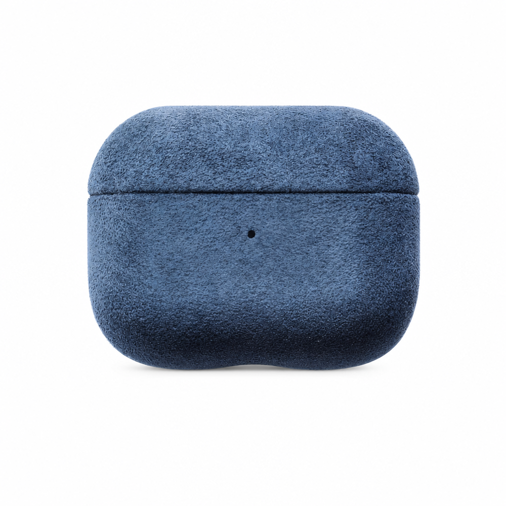 Case AirPods Alcantara - Azul Oceano