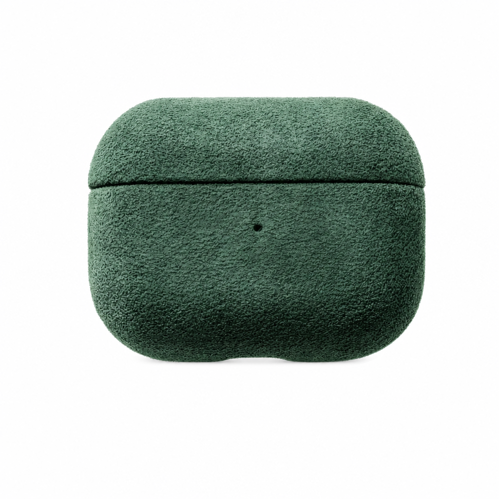 Case AirPods Alcantara - Verde Meia Noite