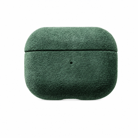 Case AirPods Alcantara - Verde Meia Noite