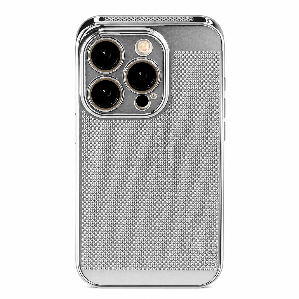 Case Iphone Metálico Titânio