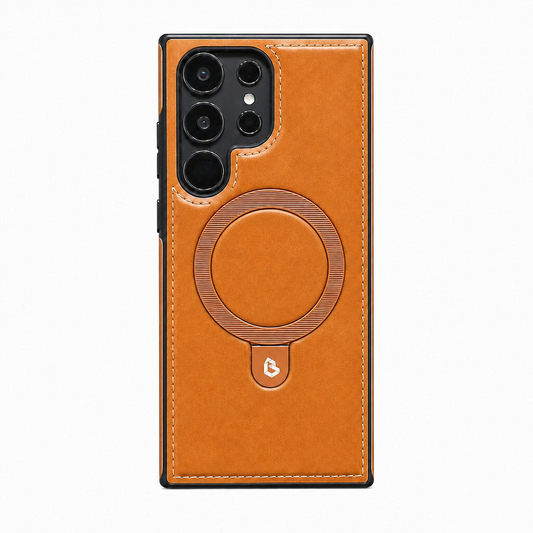 Case Samsung Couro