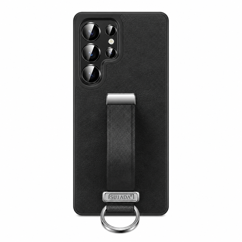 Case Samsung Couro com Alça e Suporte