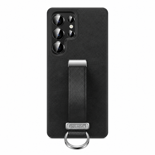 Case Samsung Couro com Alça e Suporte