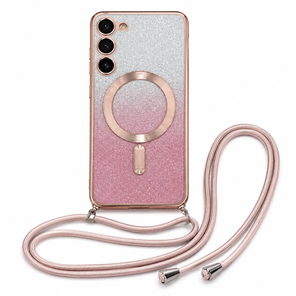 Case Samsung Glitter Diamante com Alça