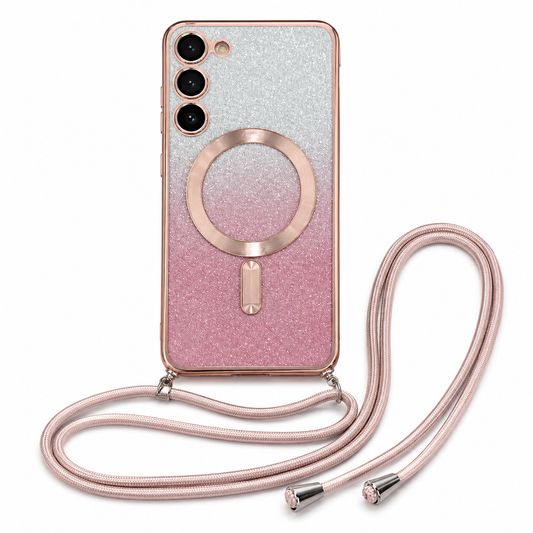 Case Samsung Glitter Diamante com Alça