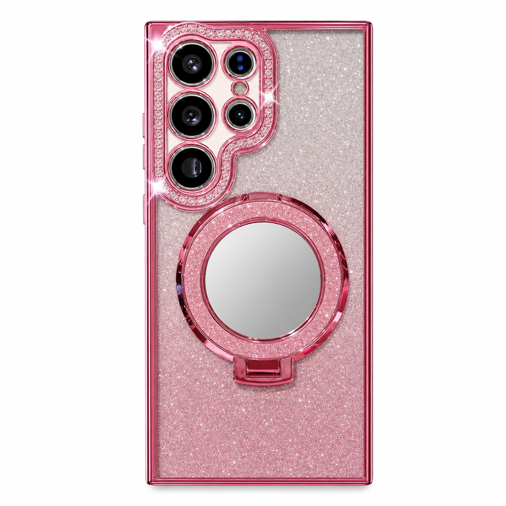 Case Samsung Glitter Diamante com Espelho