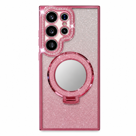 Case Samsung Glitter Diamante com Espelho