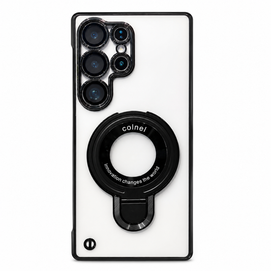 Case Samsung Transparente Sem Bordas Com Suporte