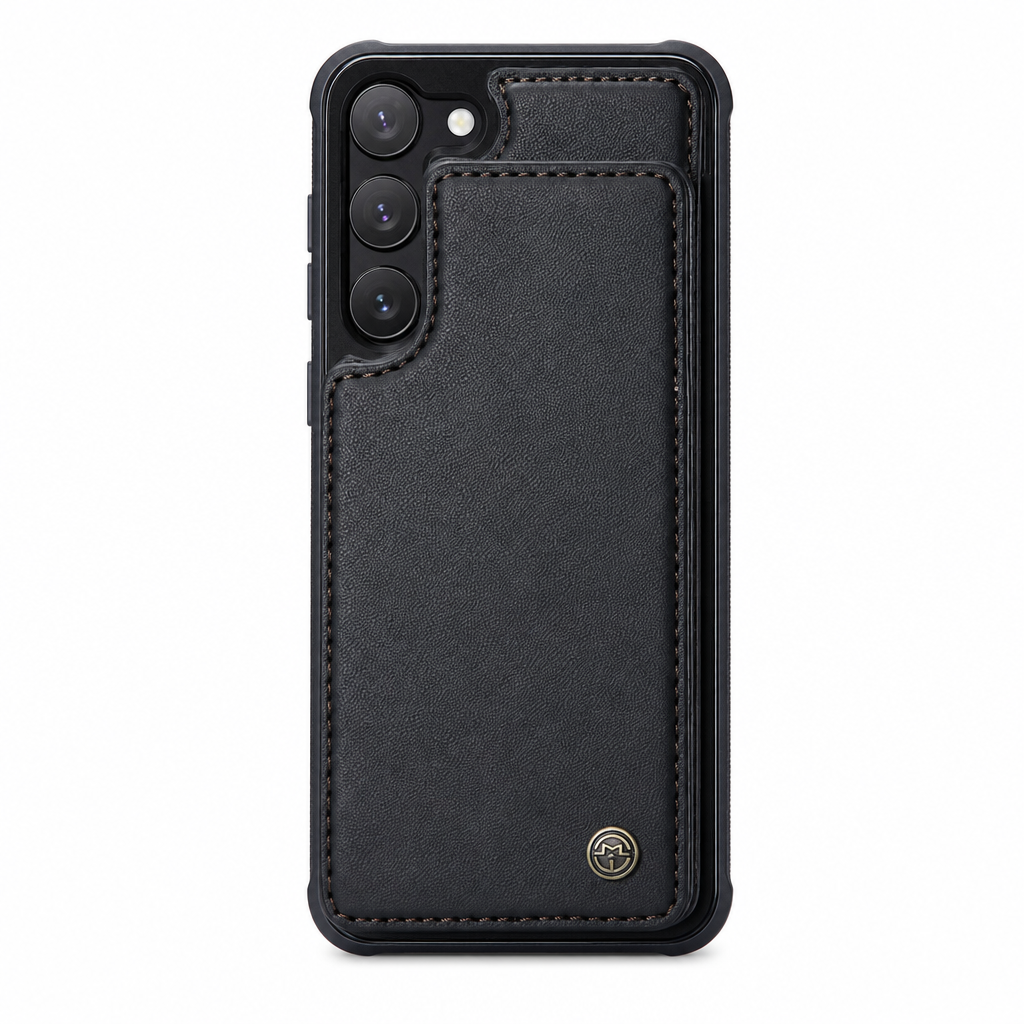 Case Samsung de Couro Multifuncional Premium Antifurto RFID (Linha A)