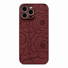 Case iPhone Couro Flor de Camélia