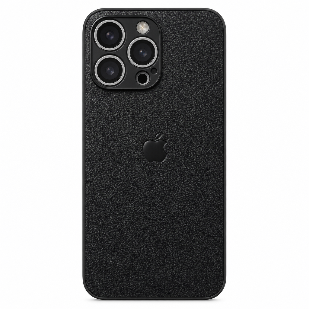 Case iPhone Couro Premium com Logo Elegante