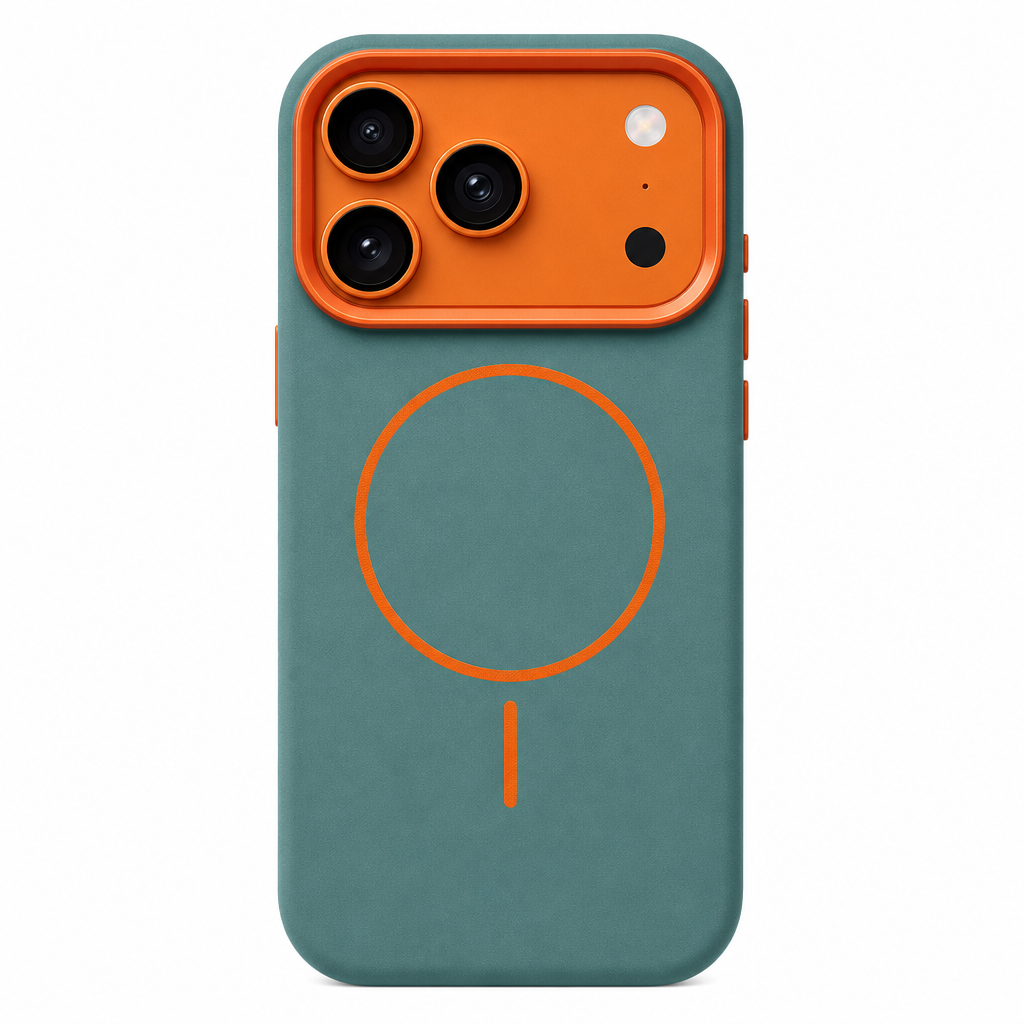 Case iPhone Couro Texturizado MagSafe