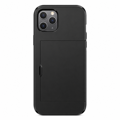 Case iPhone Resistente com Porta-Cartão
