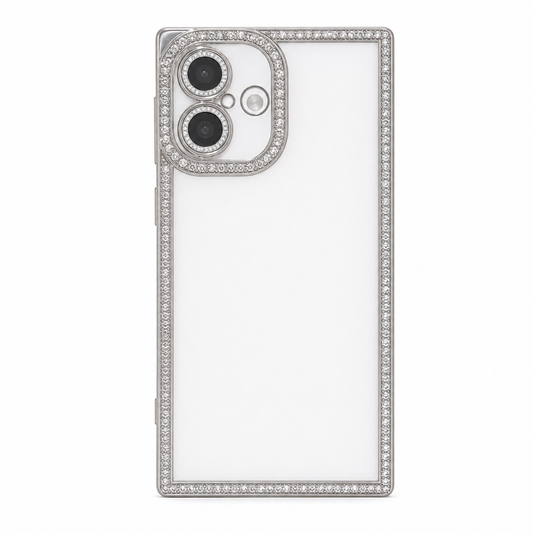 Case iPhone com Bordas Glitter Diamante