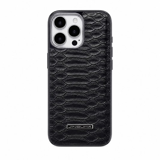 Case iPhone de Couro Premium com Detalhes