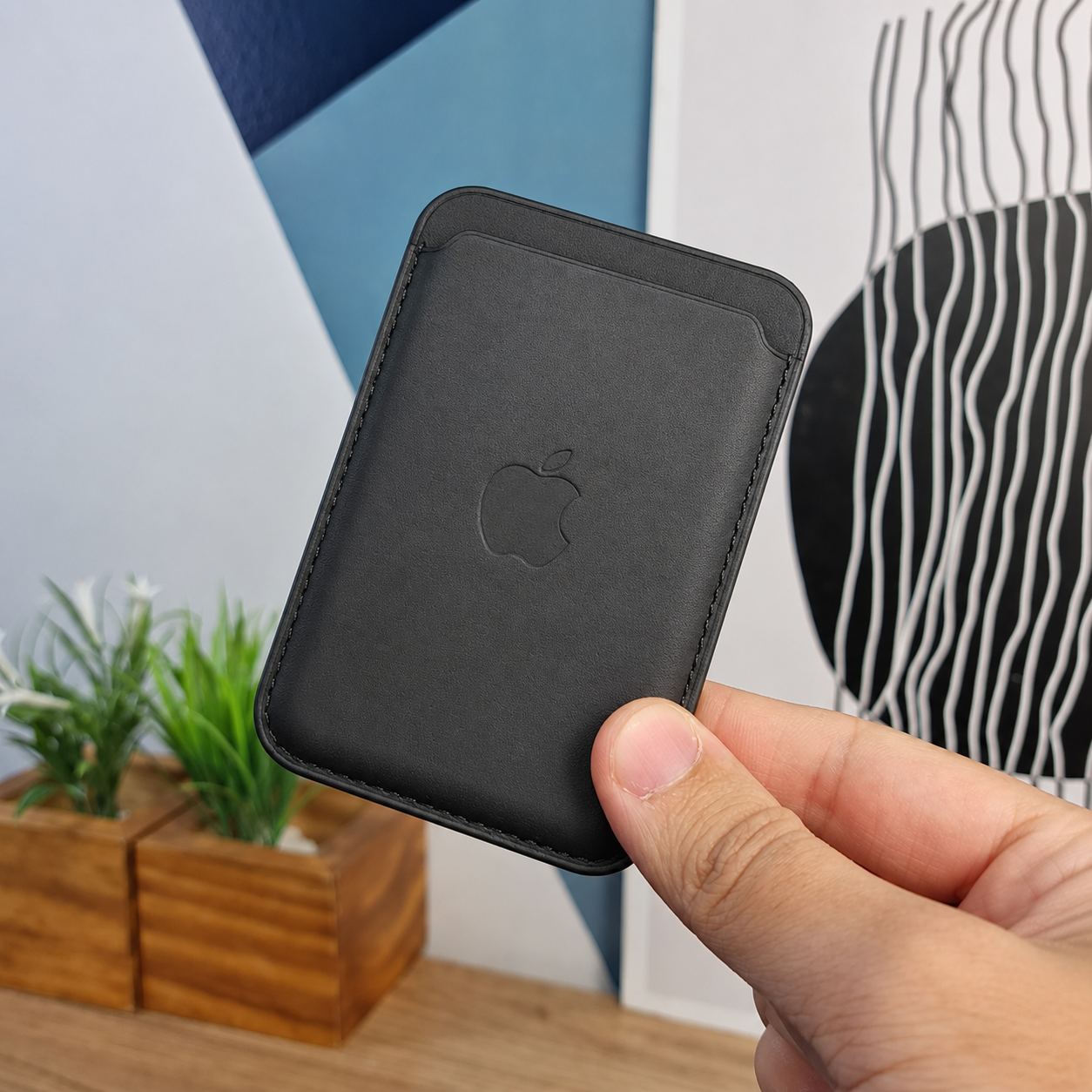 Carteira Magsafe Premium de Couro para iPhone