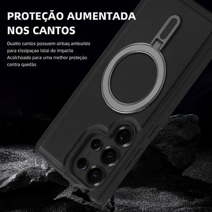 Case Samsung Couro com Suporte