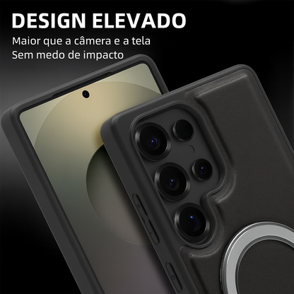 Case Samsung Couro com Suporte