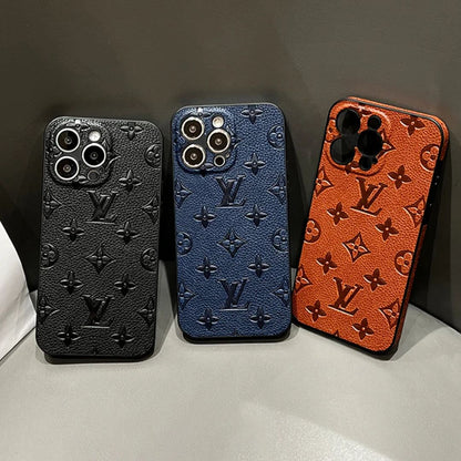 Case Iphone Louis Vuitton Couro