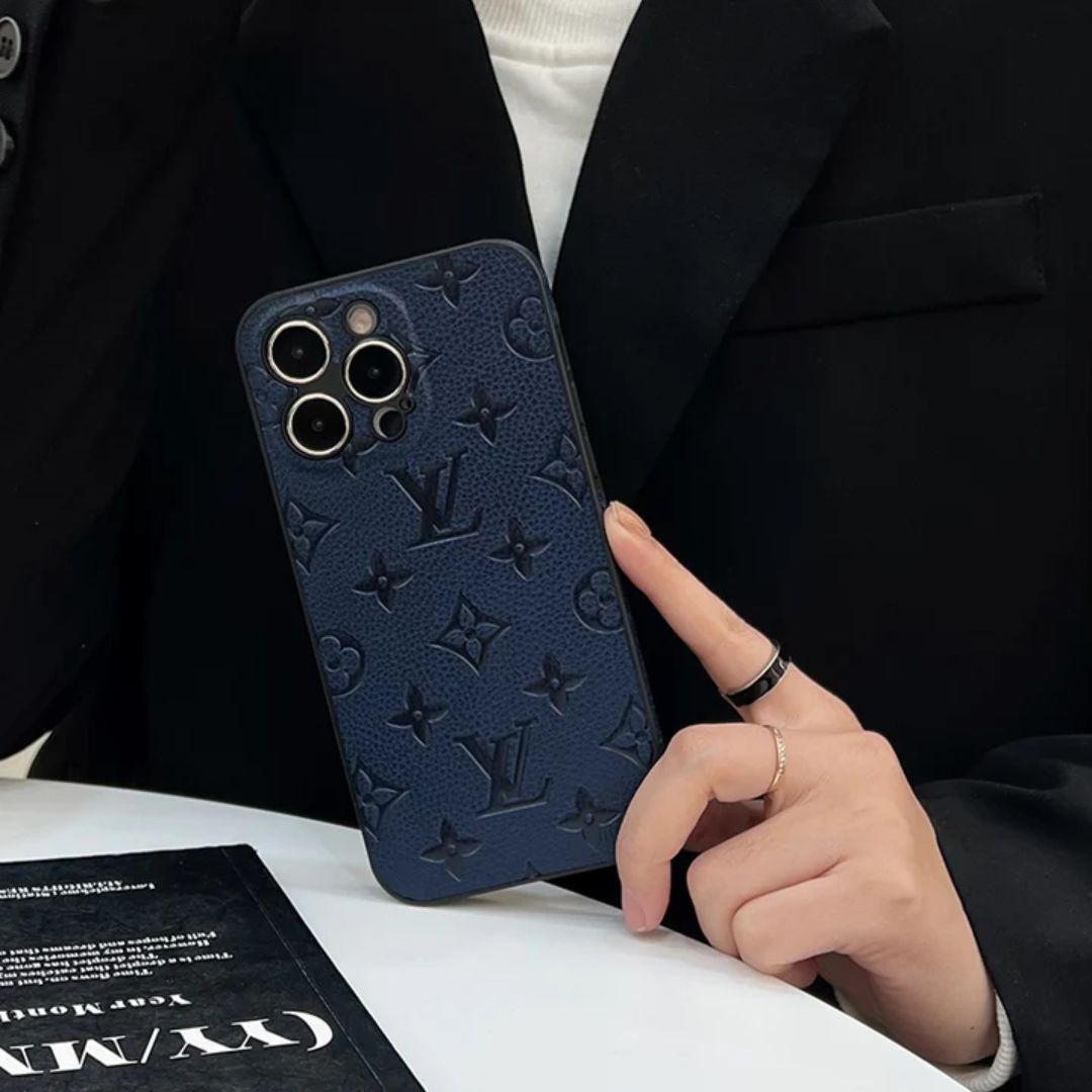 Case Iphone Louis Vuitton Couro