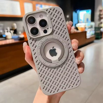 Case iPhone Macia com Detalhes Vazados, MagSafe e Suporte de Apoio