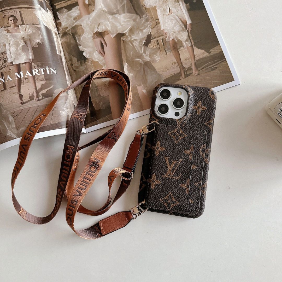 Case iPhone Carteira com Alça Louis Vuitton