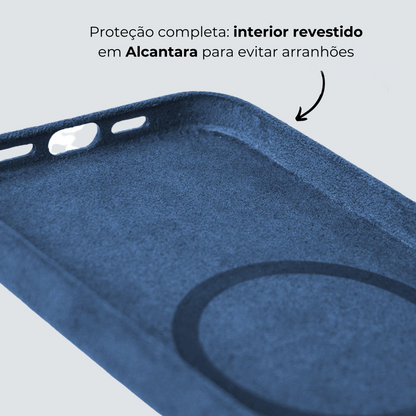 iPhone Case Alcantara - Azul Oceano