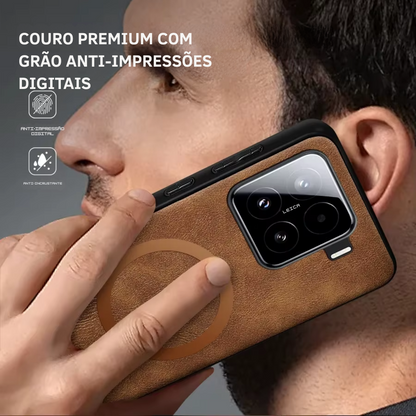 Case Xiaomi Couro Premium MagSafe