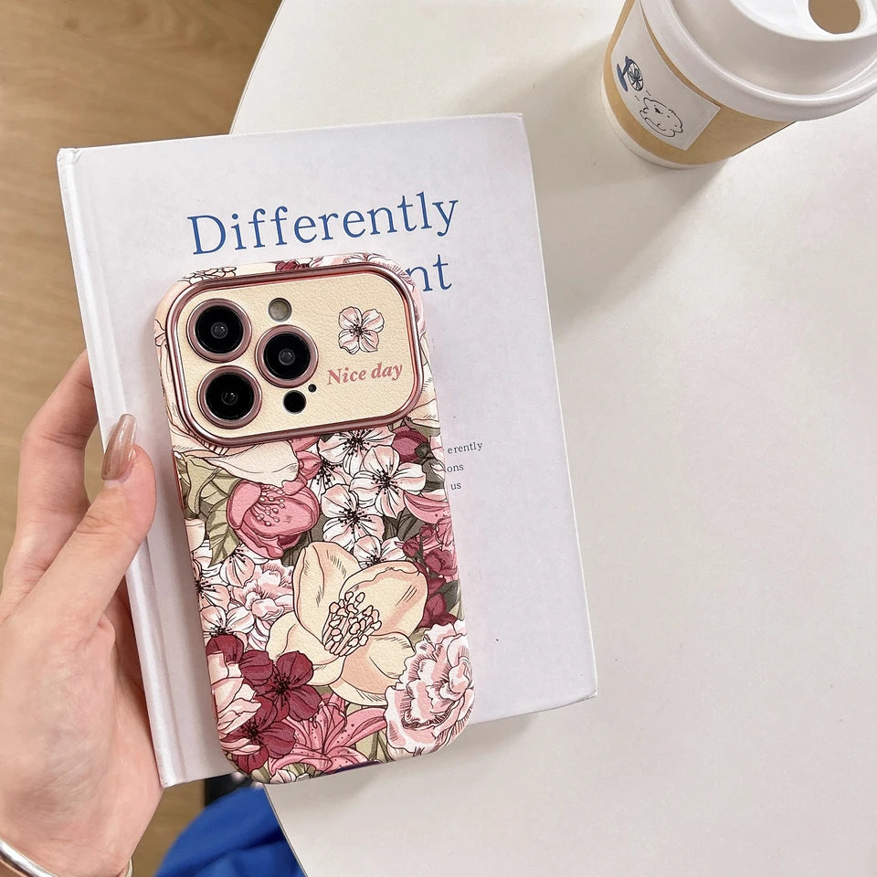 Case iPhone Jardim Romance versão sem alça