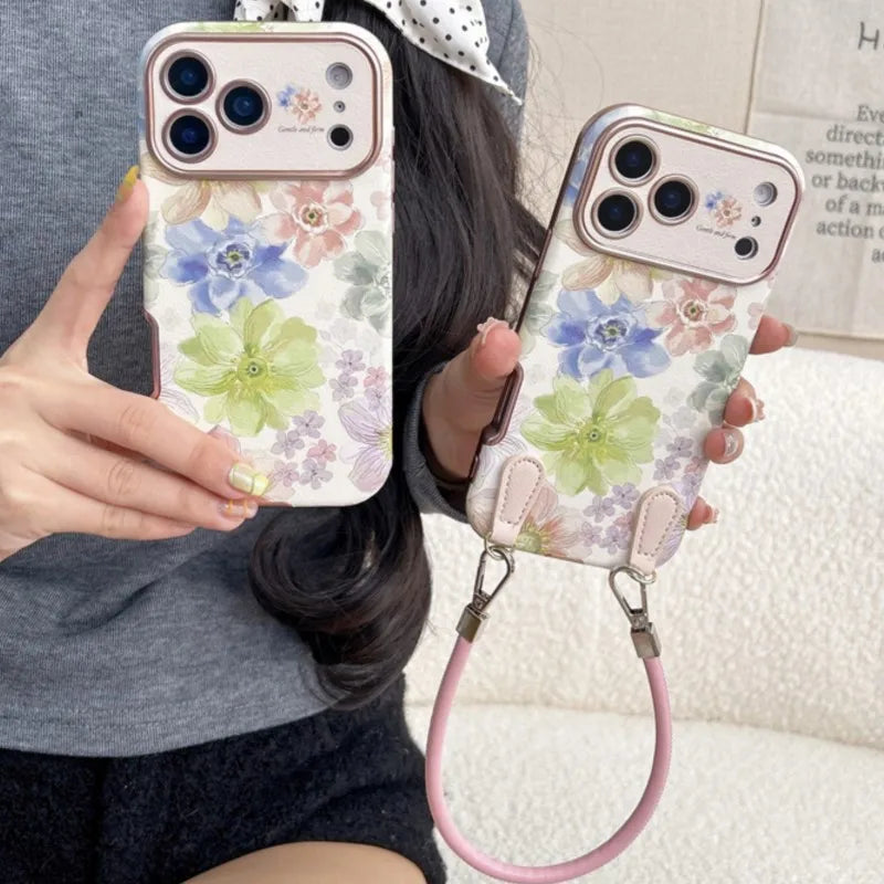 Case iPhone JardimAteliê detalhe da estampa
