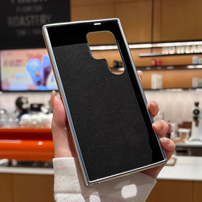 Capa Couro Premium Samsung Galaxy Suporte Invisível Proteção Antichoque Total
